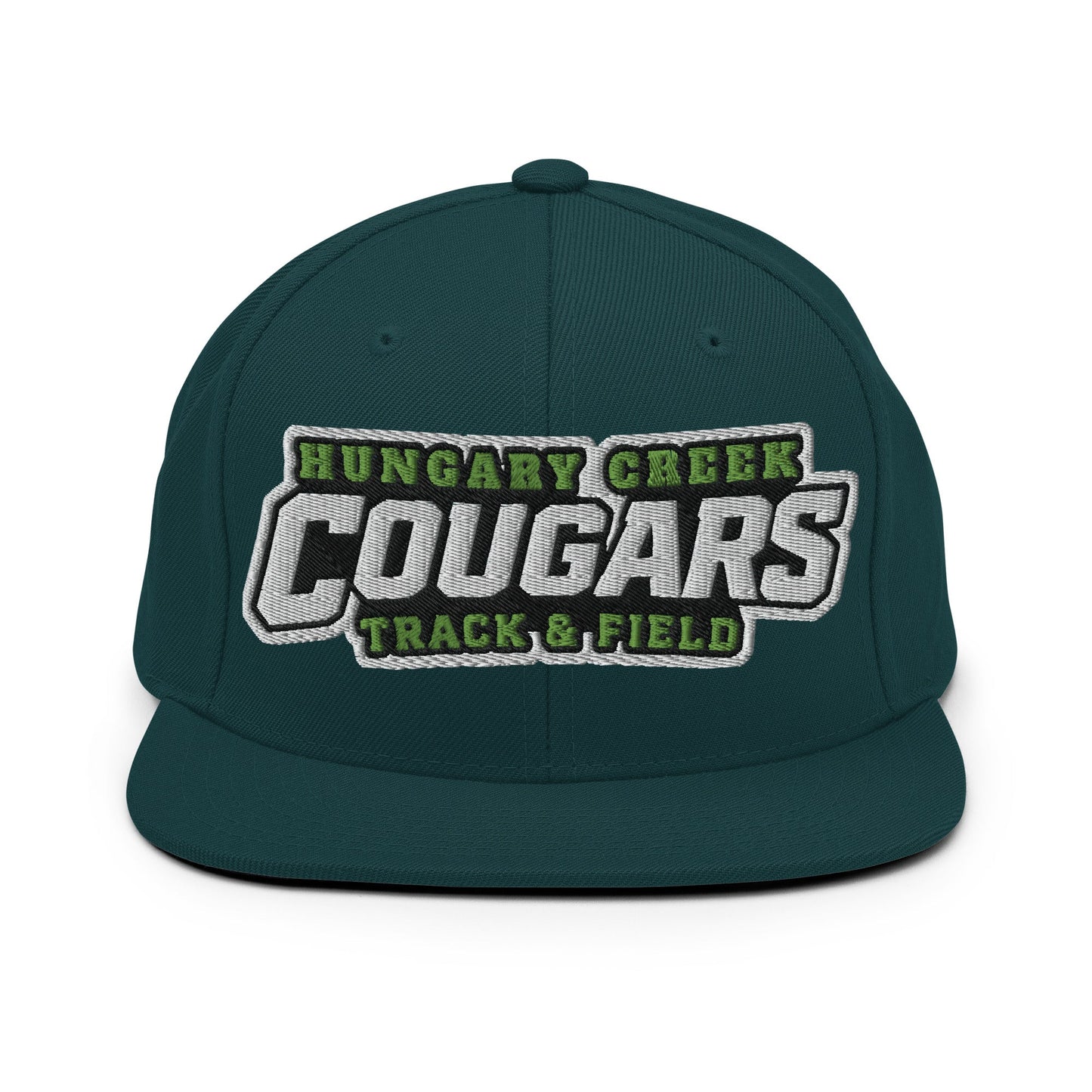 Snapback Hat | Hungary Creek Cougar | Shield Logo
