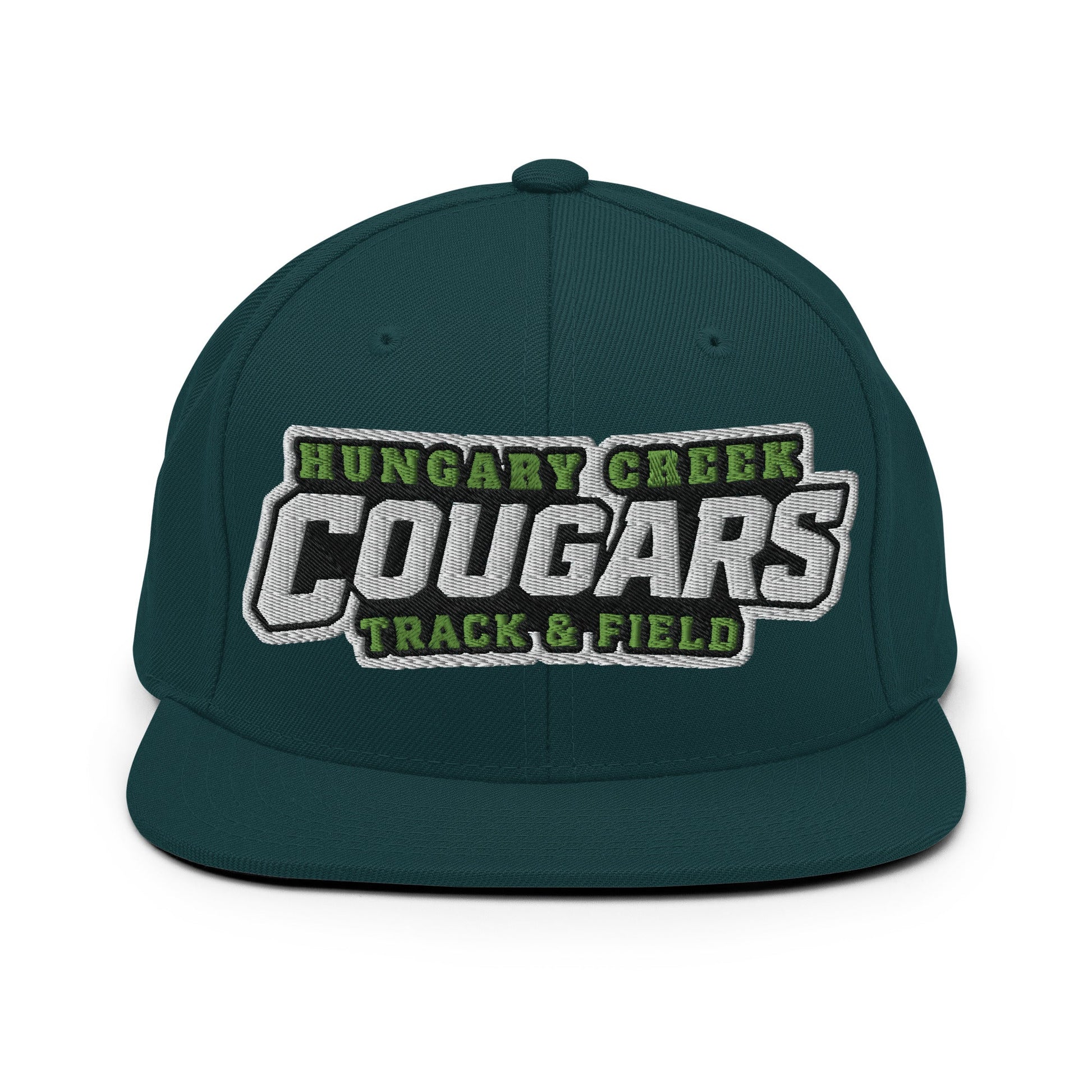 Snapback Hat | Hungary Creek Cougar | Shield Logo