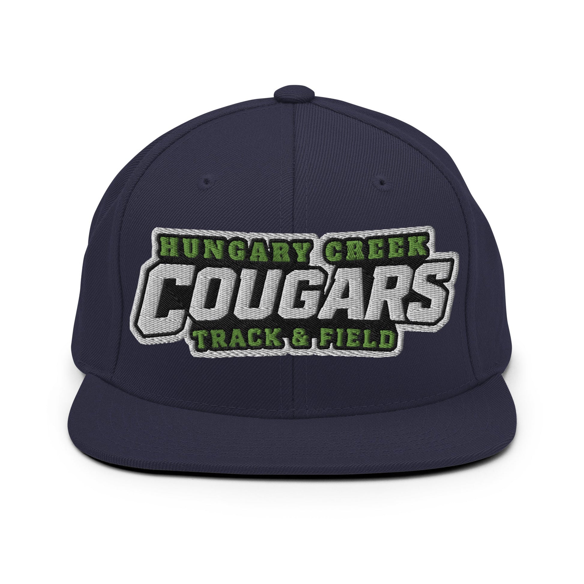Snapback Hat | Hungary Creek Cougar | Shield Logo