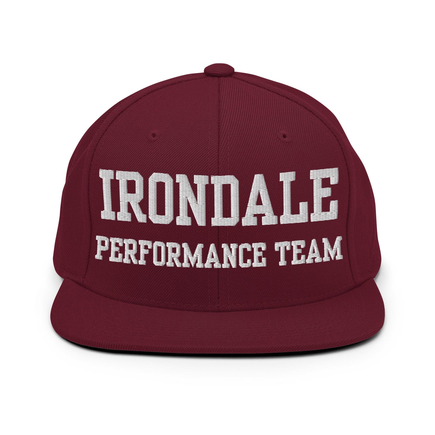 Snapback Hat | Irondale Dance Team | Script Logo