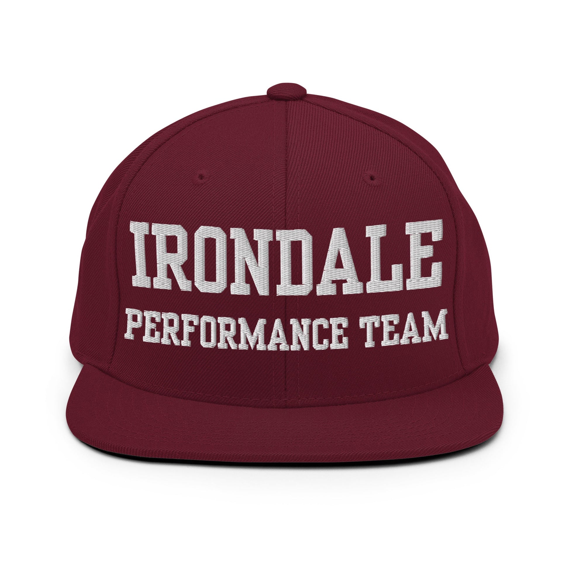 Snapback Hat | Irondale Dance Team | Script Logo