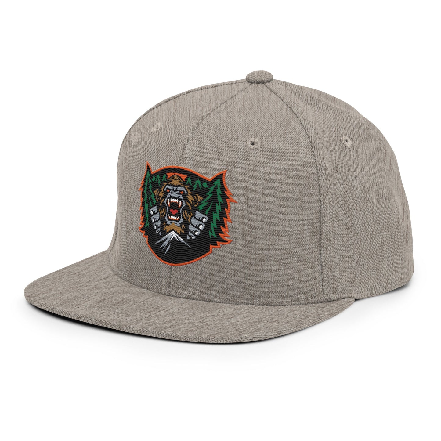 Snapback Hat | JBLM Bigfoot Hockey Team | Mascot Logo