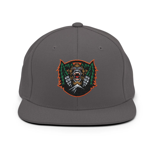 Snapback Hat | JBLM Bigfoot Hockey Team | Mascot Logo