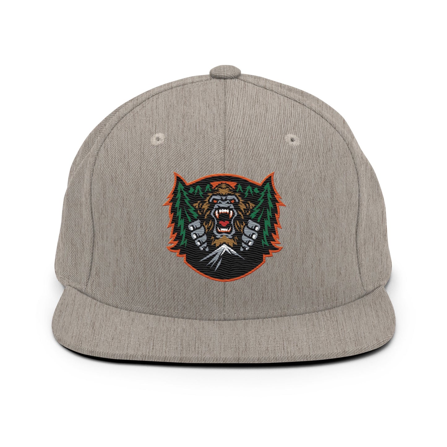 Snapback Hat | JBLM Bigfoot Hockey Team | Mascot Logo