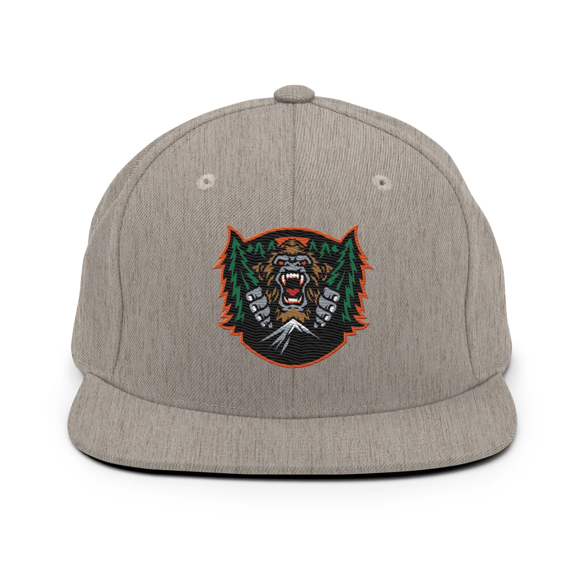 Snapback Hat | JBLM Bigfoot Hockey Team | Mascot Logo