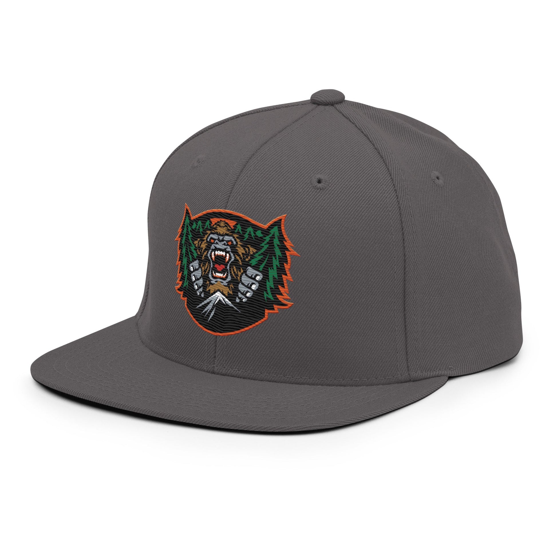 Snapback Hat | JBLM Bigfoot Hockey Team | Mascot Logo