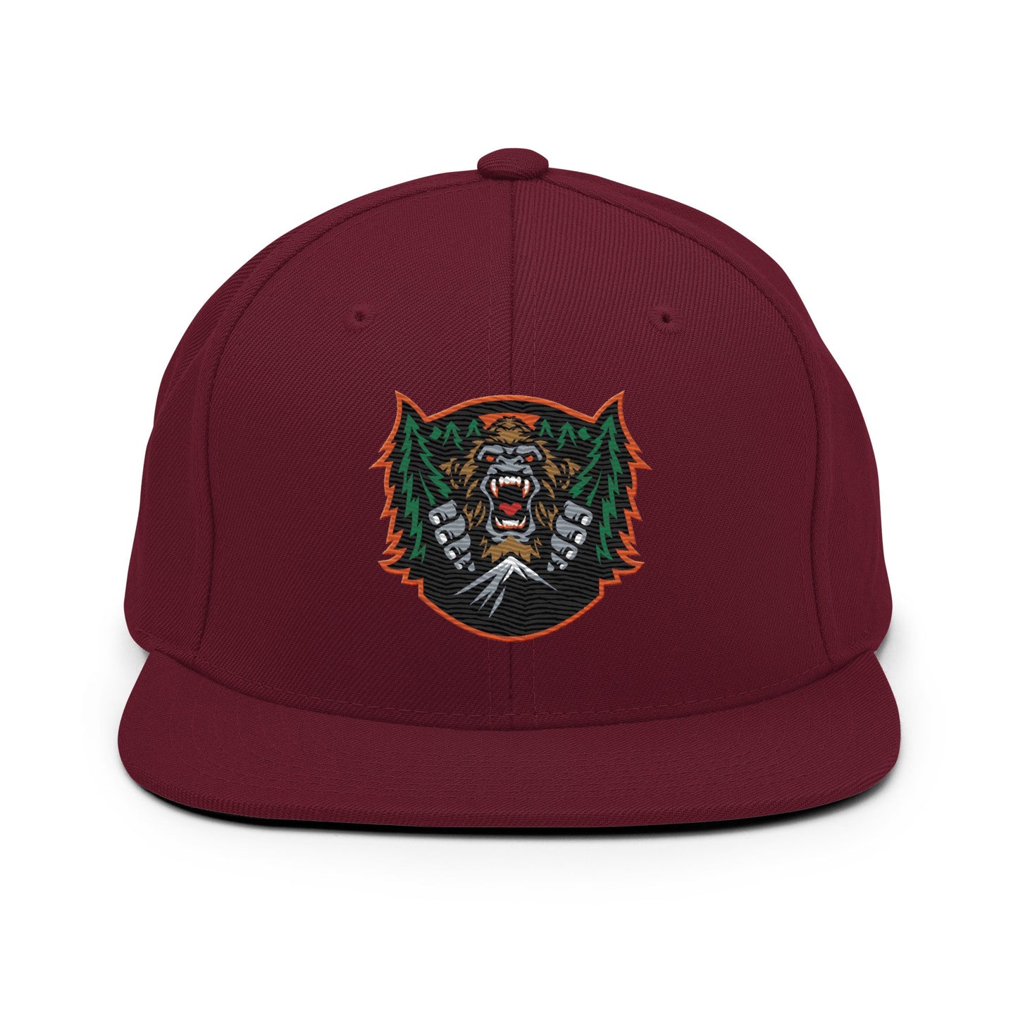 Snapback Hat | JBLM Bigfoot Hockey Team | Mascot Logo