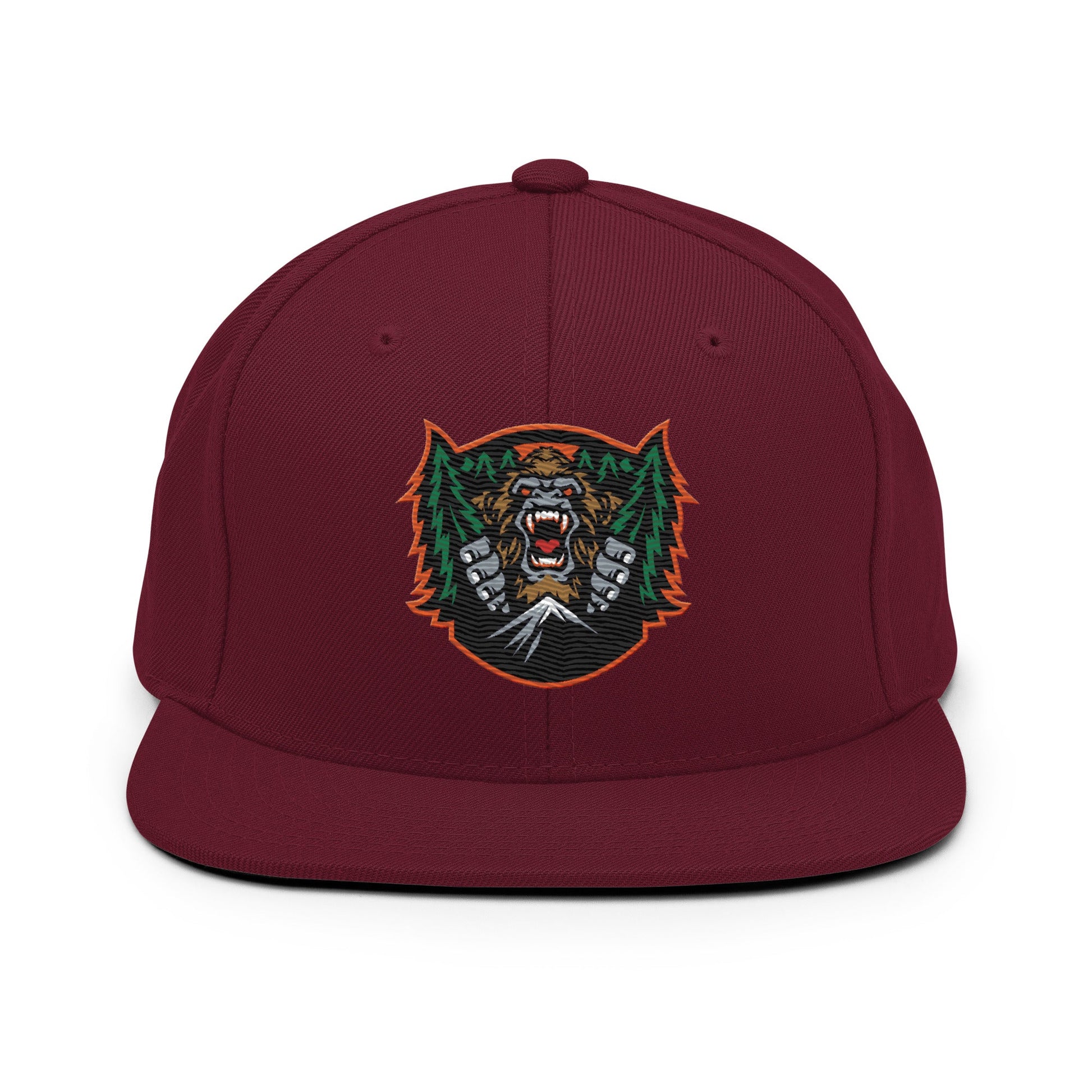 Snapback Hat | JBLM Bigfoot Hockey Team | Mascot Logo