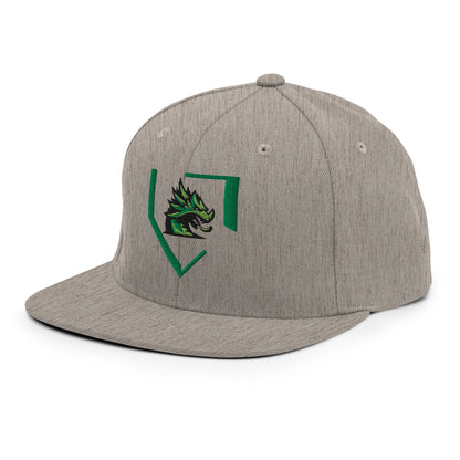 Snapback Hat | John Cooper Baseball | Home Dragon Logo