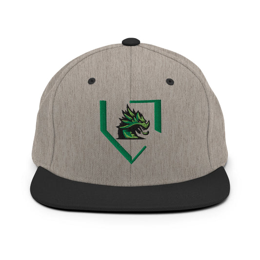 Snapback Hat | John Cooper Baseball | Home Dragon Logo