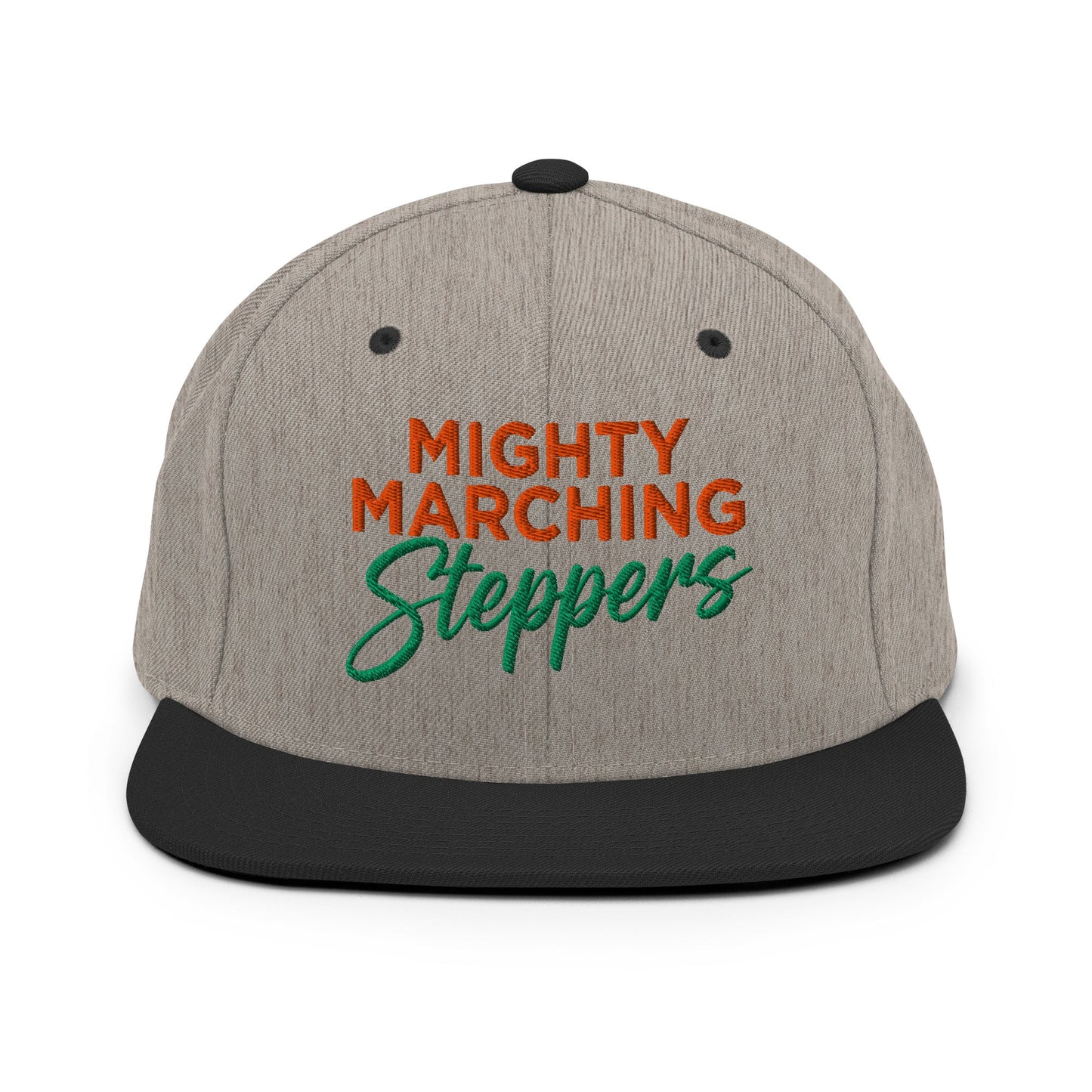 Snapback Hat | KC Mighty Marching Steppers | Script Logo