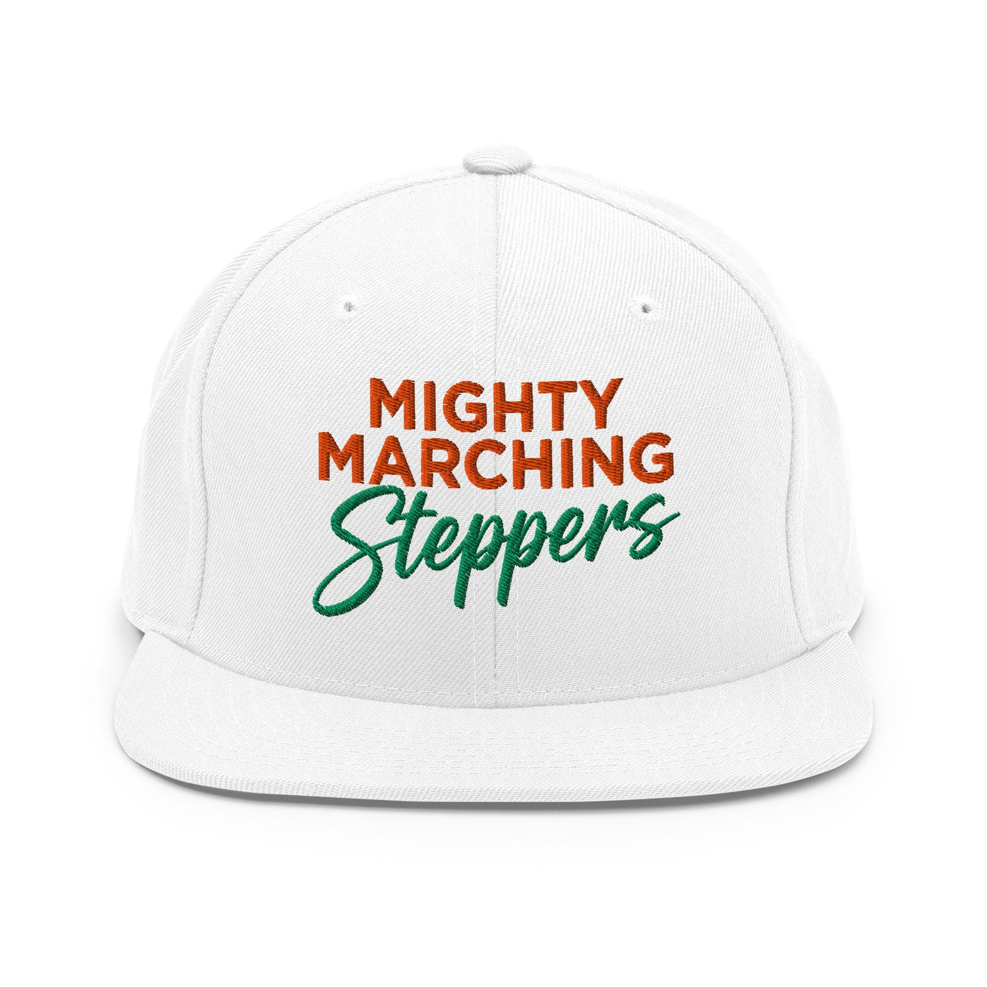 Snapback Hat | KC Mighty Marching Steppers | Script Logo