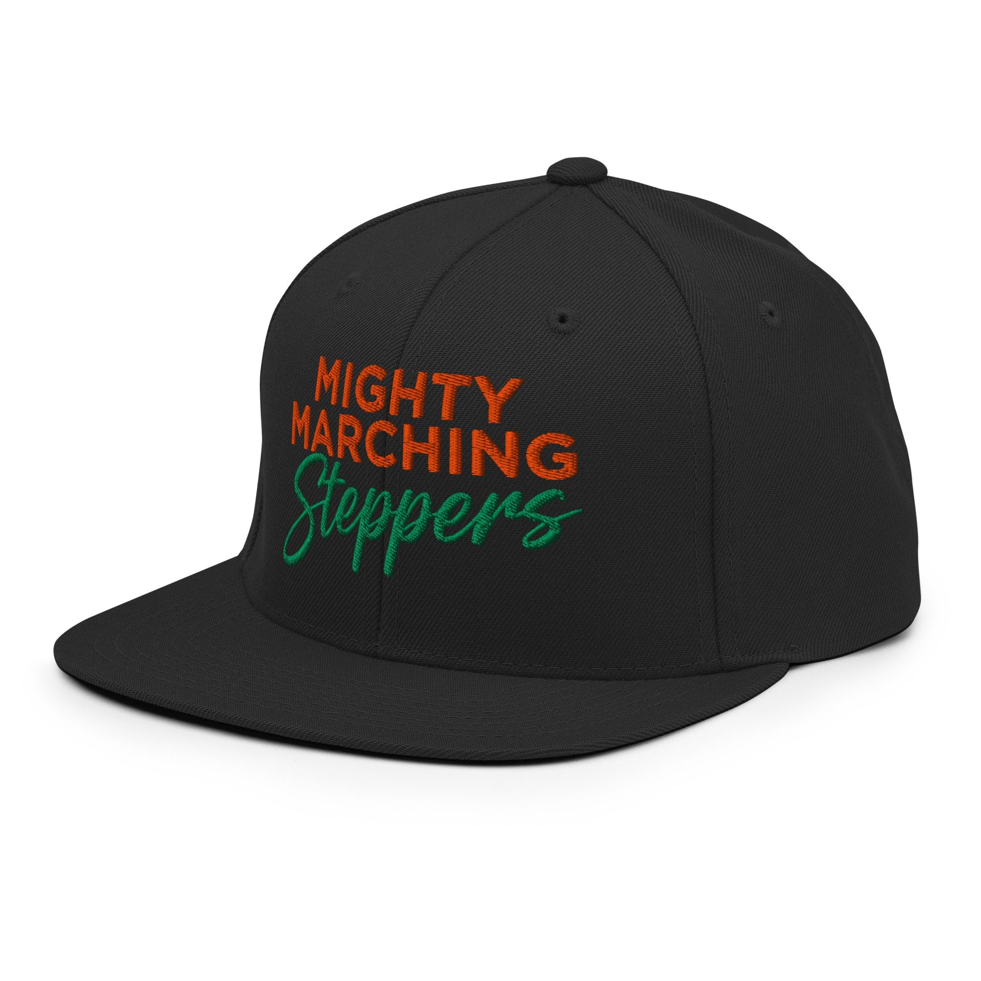 Snapback Hat | KC Mighty Marching Steppers | Script Logo