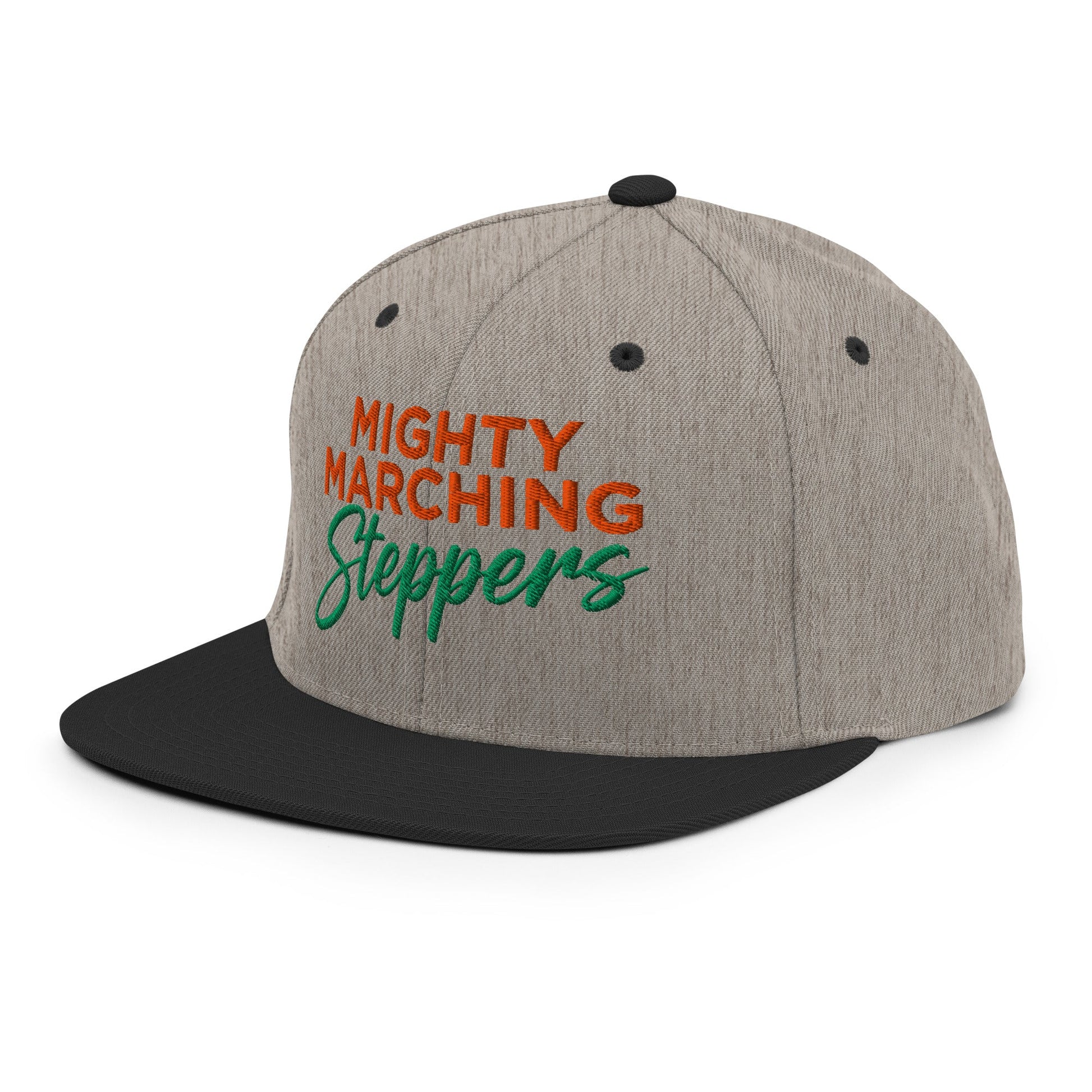 Snapback Hat | KC Mighty Marching Steppers | Script Logo
