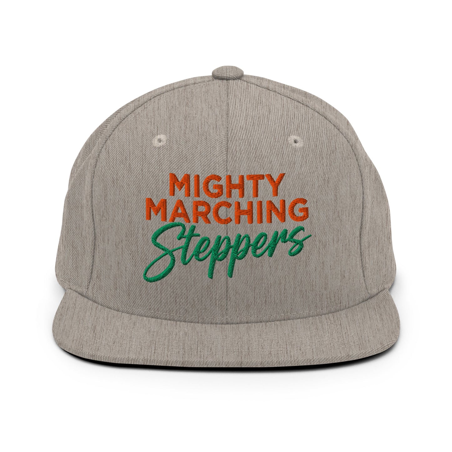 Snapback Hat | KC Mighty Marching Steppers | Script Logo