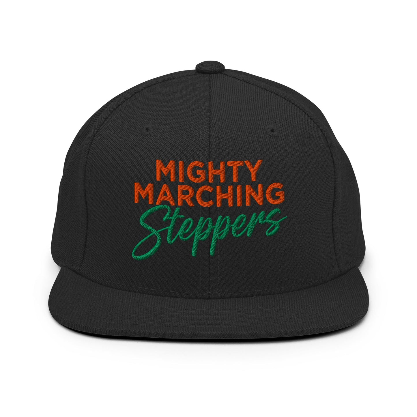 Snapback Hat | KC Mighty Marching Steppers | Script Logo
