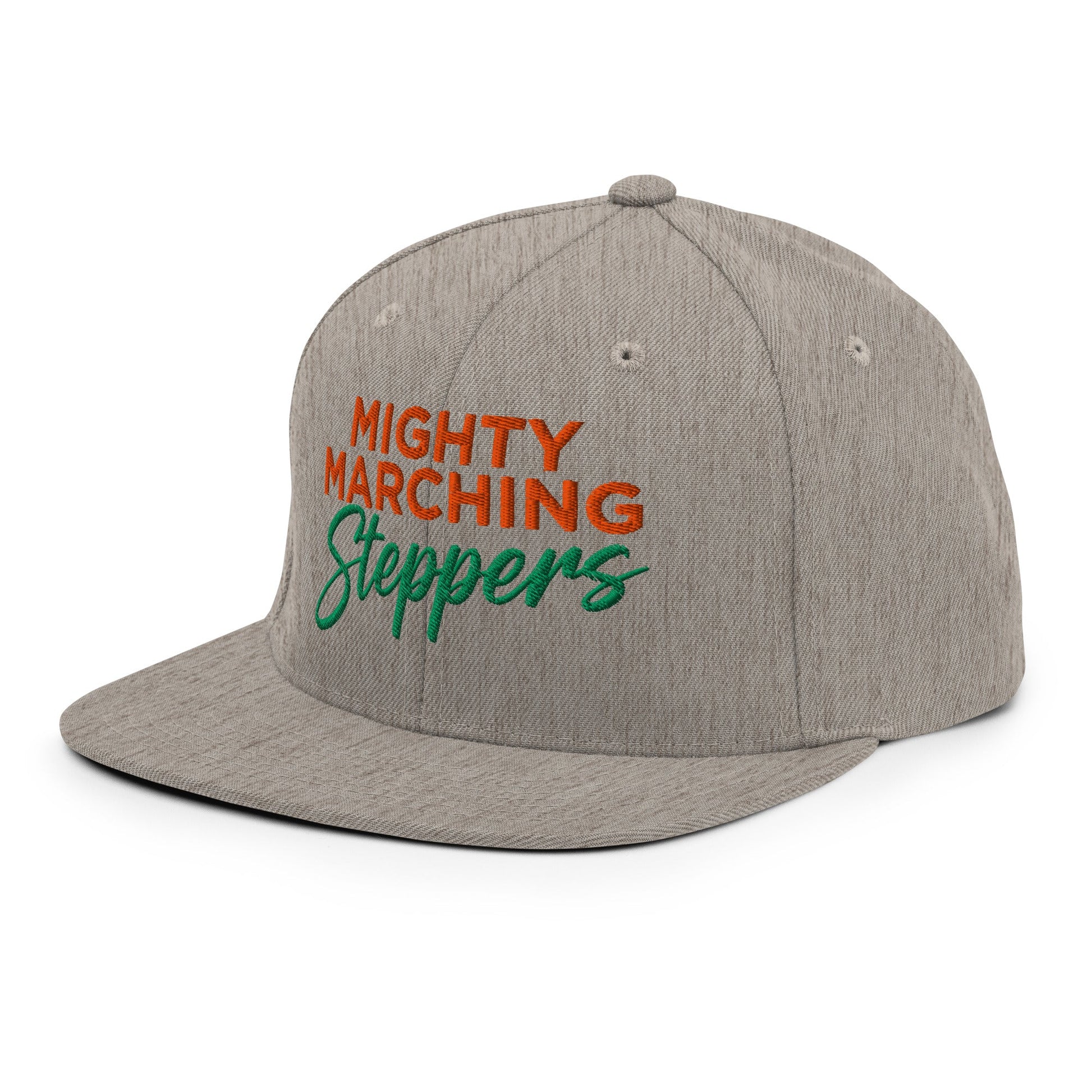 Snapback Hat | KC Mighty Marching Steppers | Script Logo