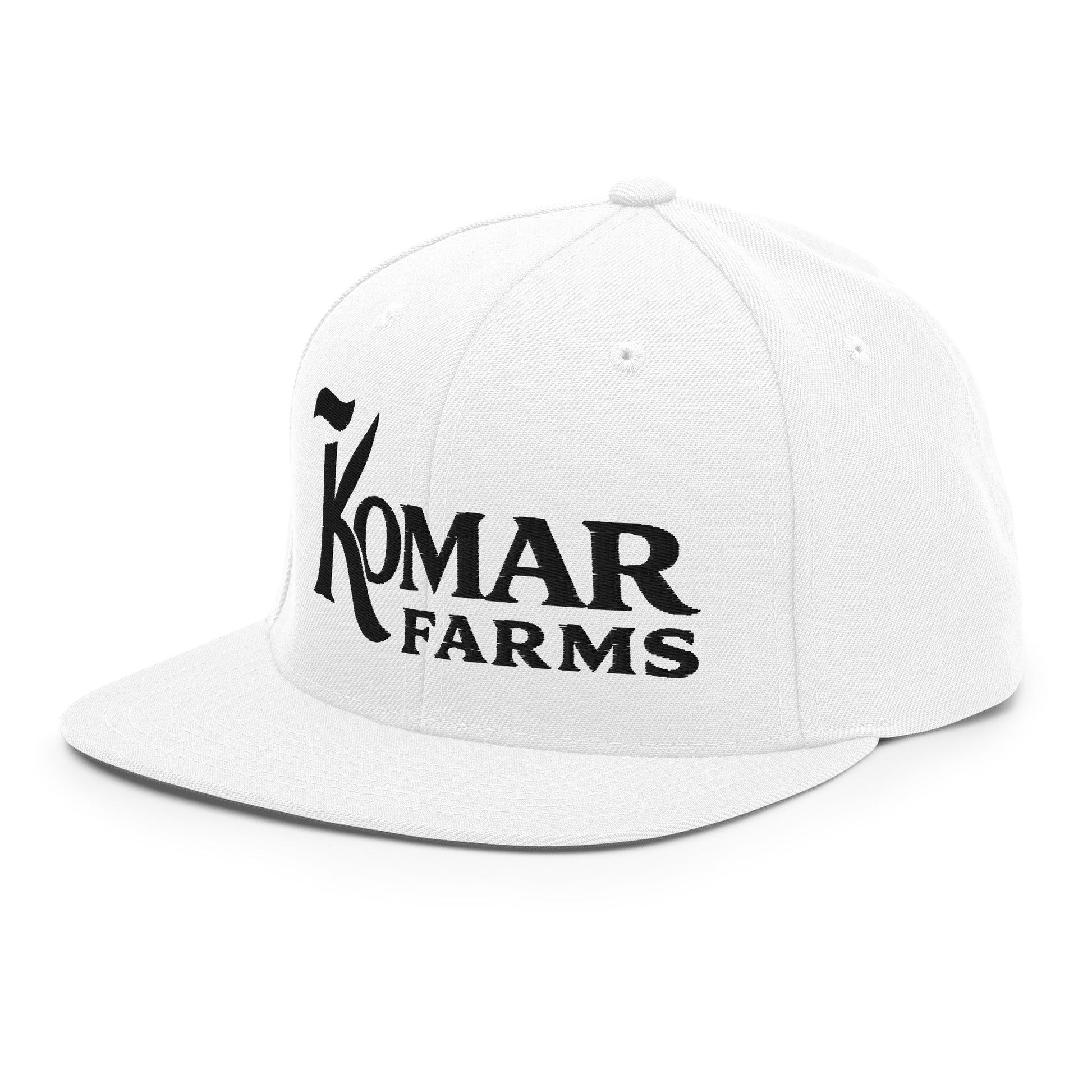 Snapback Hat | Komar Farms | Mark Logo
