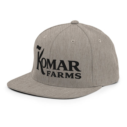 Snapback Hat | Komar Farms | Mark Logo