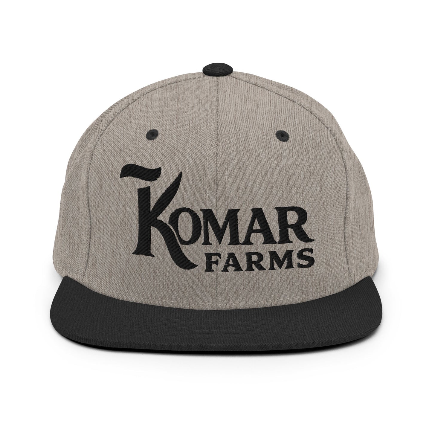 Snapback Hat | Komar Farms | Mark Logo