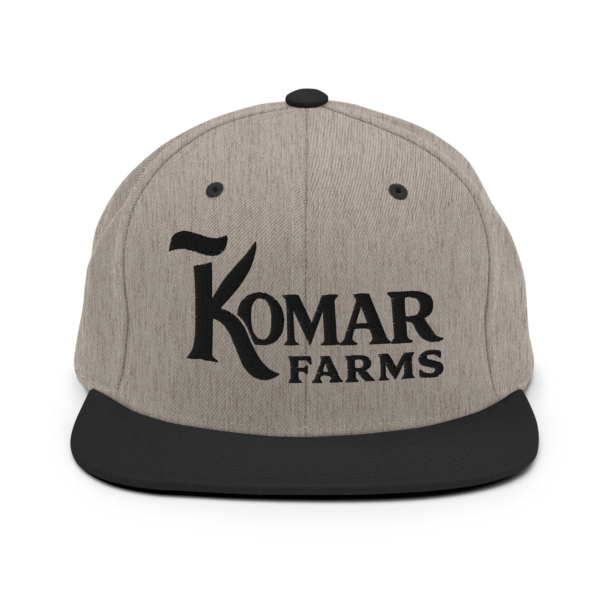 Snapback Hat | Komar Farms | Mark Logo