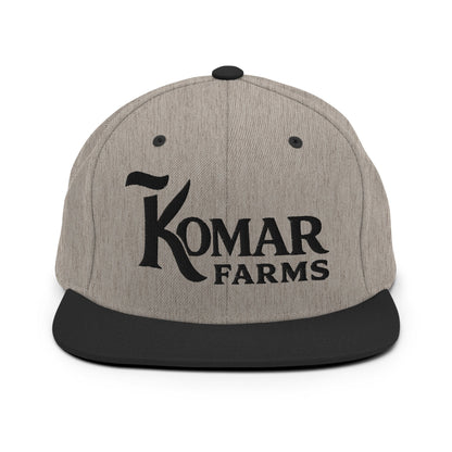 Snapback Hat | Komar Farms | Mark Logo