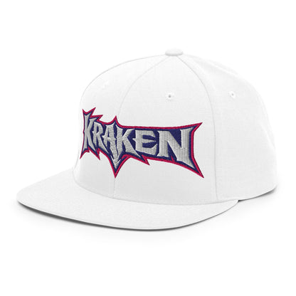 Snapback Hat | Kraken Fastpitch | Script Logo