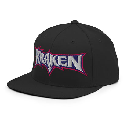 Snapback Hat | Kraken Fastpitch | Script Logo
