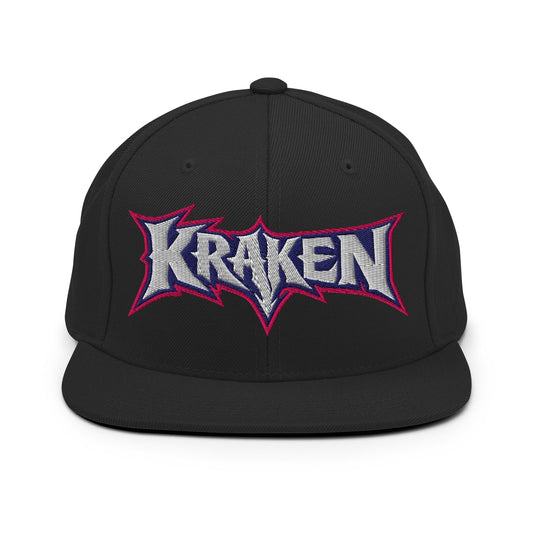 Snapback Hat | Kraken Fastpitch | Script Logo