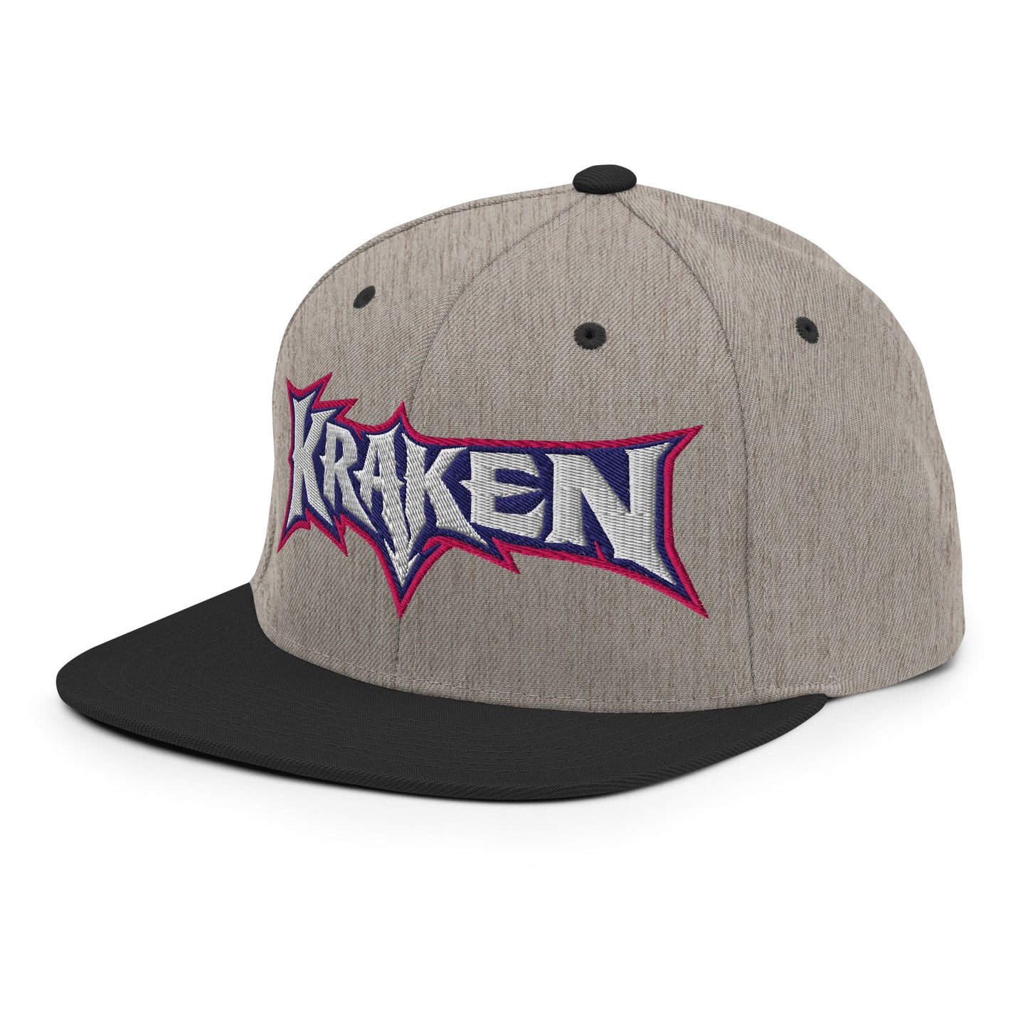 Snapback Hat | Kraken Fastpitch | Script Logo