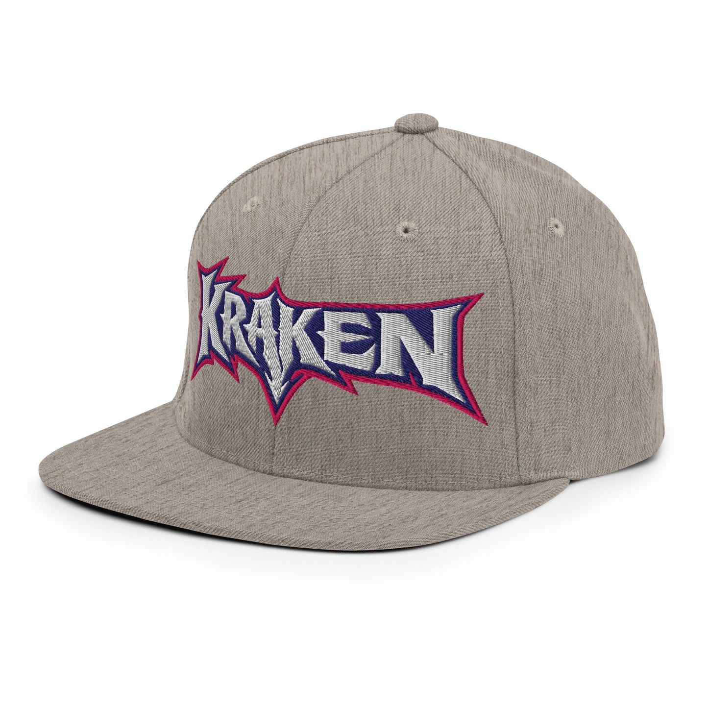 Snapback Hat | Kraken Fastpitch | Script Logo