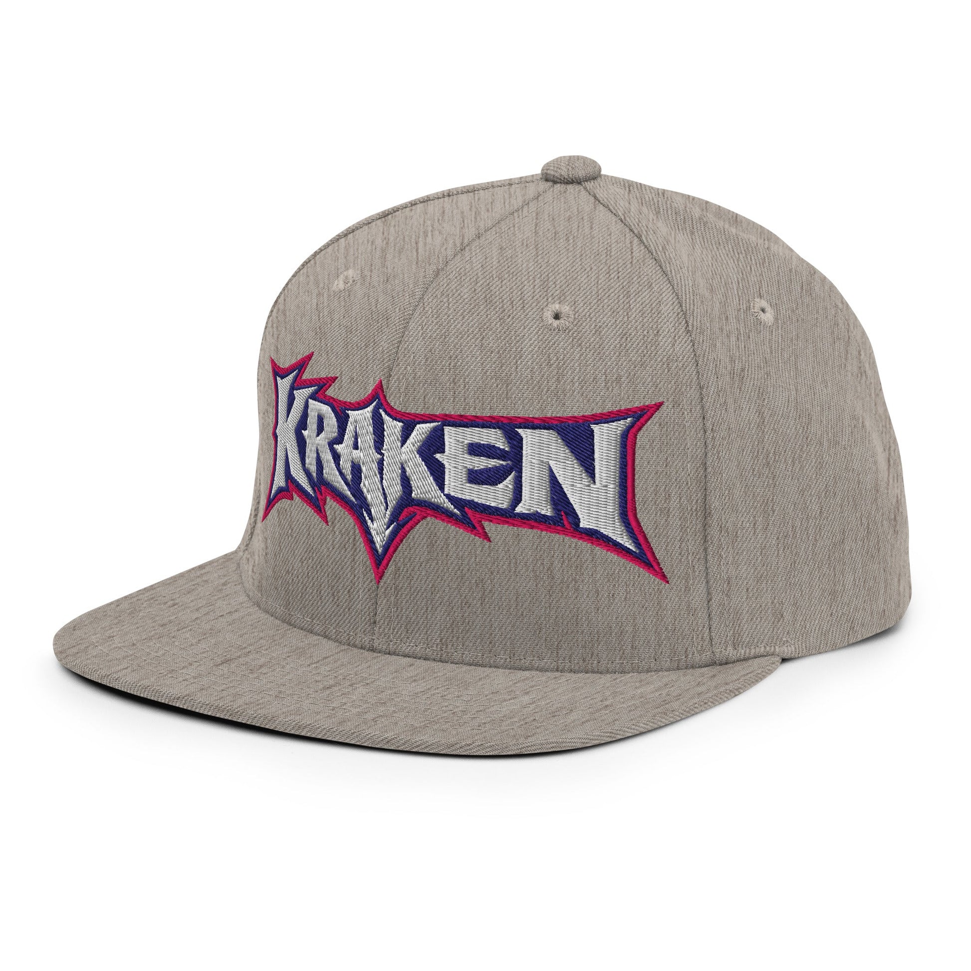 Snapback Hat | Kraken Fastpitch | Script Logo