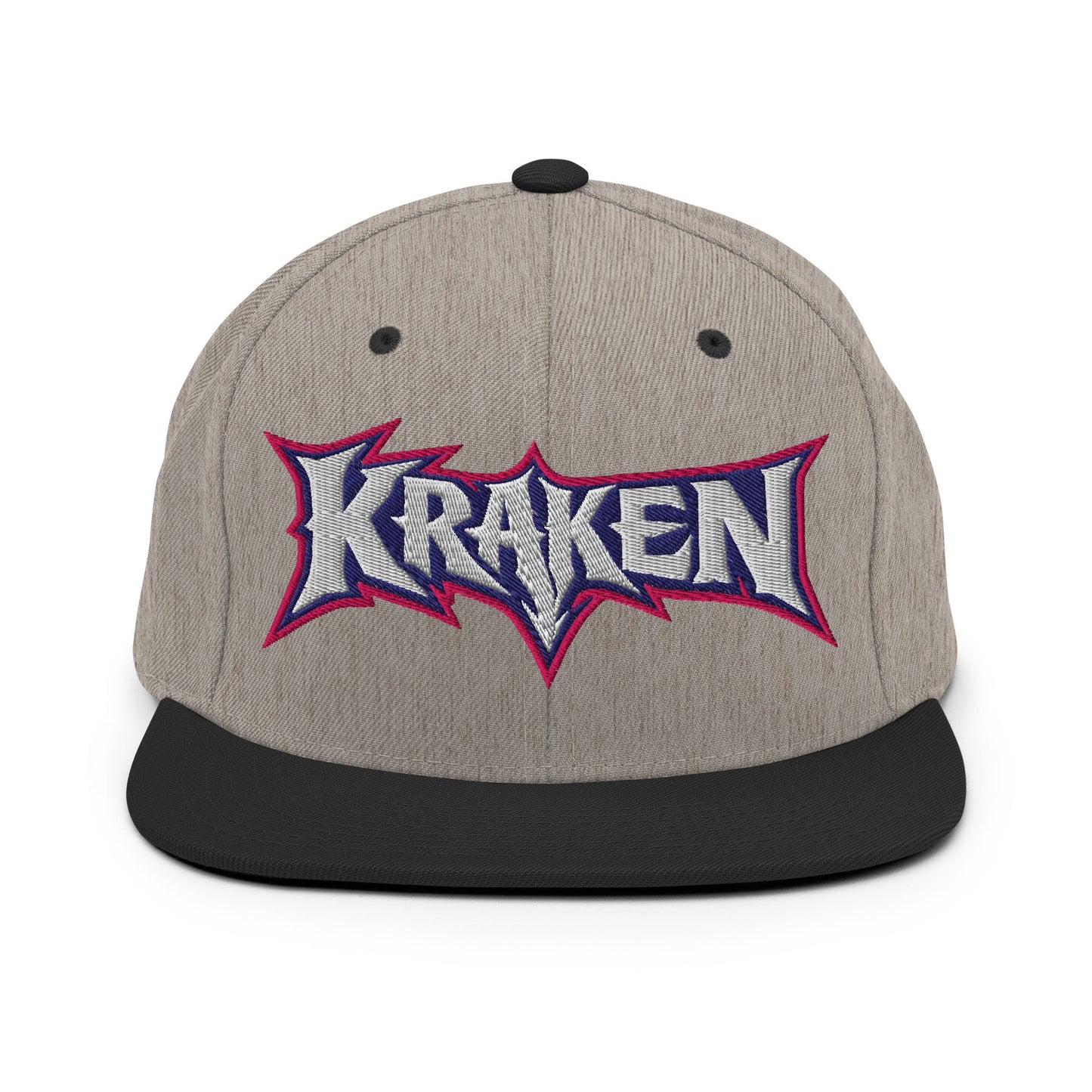 Snapback Hat | Kraken Fastpitch | Script Logo