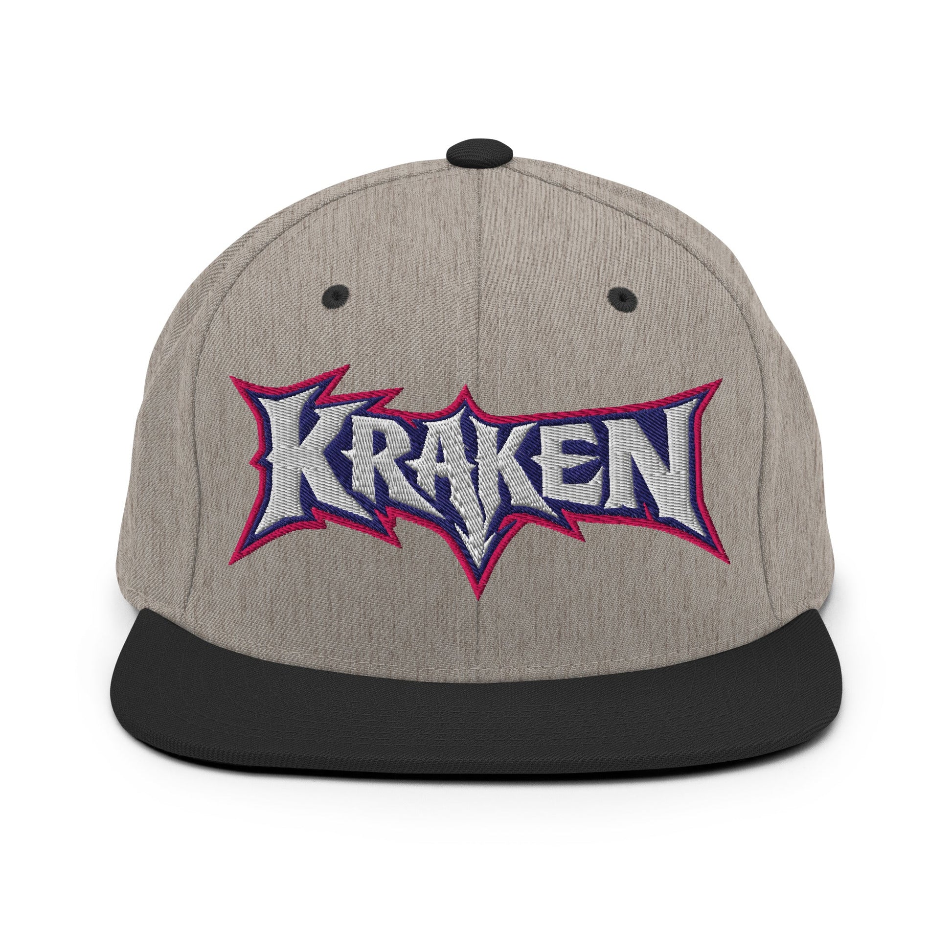 Snapback Hat | Kraken Fastpitch | Script Logo