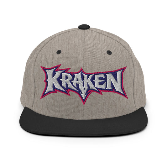 Snapback Hat | Kraken Fastpitch | Script Logo