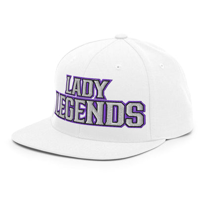 Snapback Hat | Lady Legends Volleyball | Script Logo
