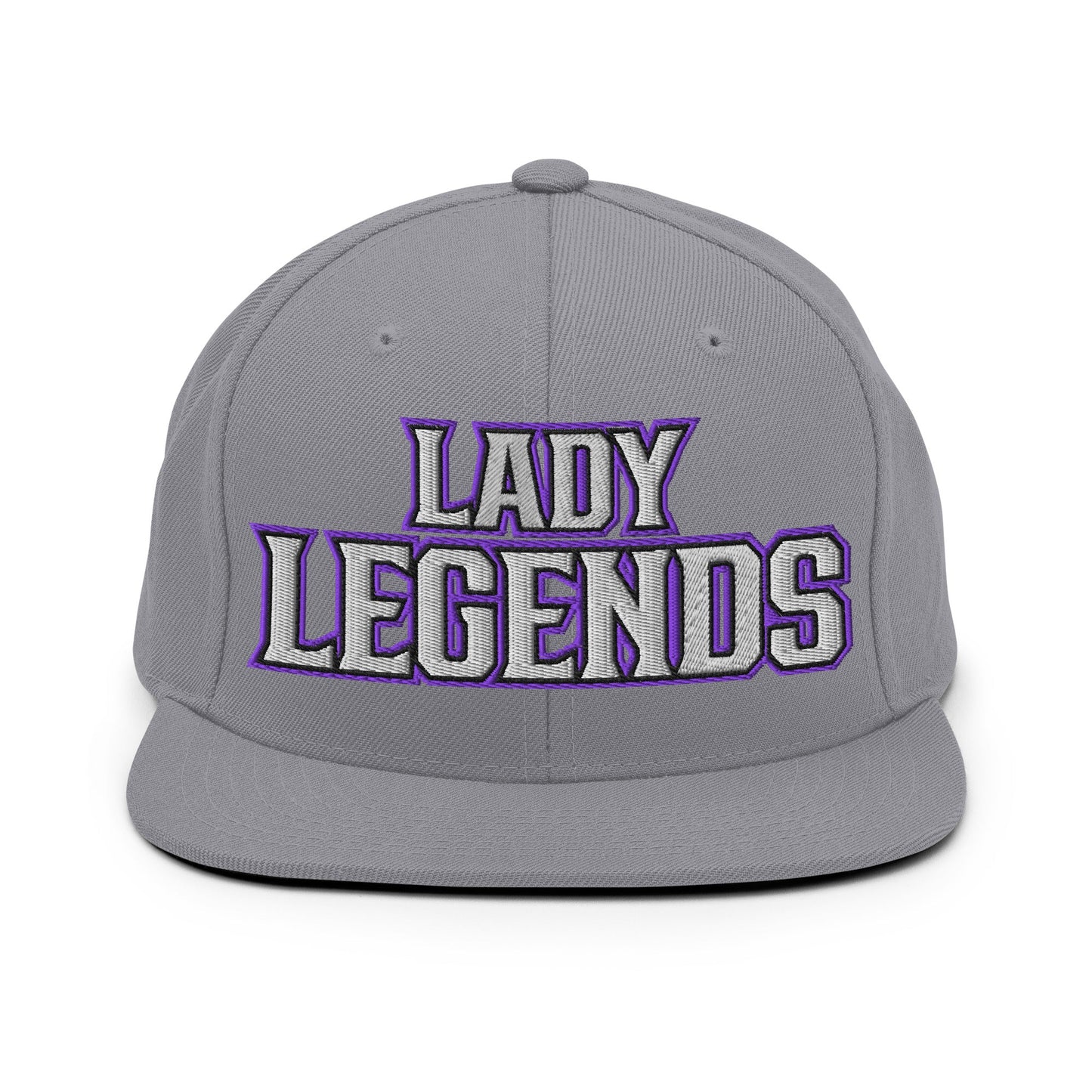 Snapback Hat | Lady Legends Volleyball | Script Logo