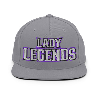 Snapback Hat | Lady Legends Volleyball | Script Logo