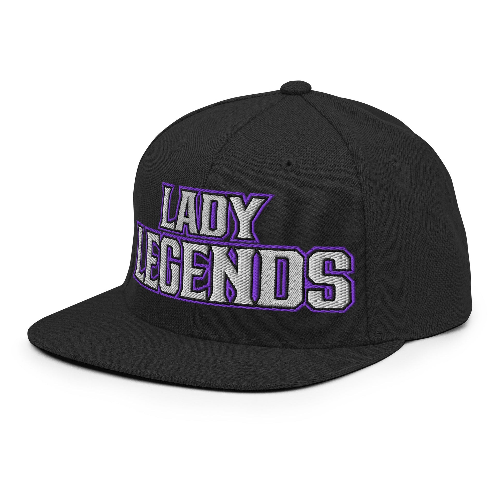 Snapback Hat | Lady Legends Volleyball | Script Logo