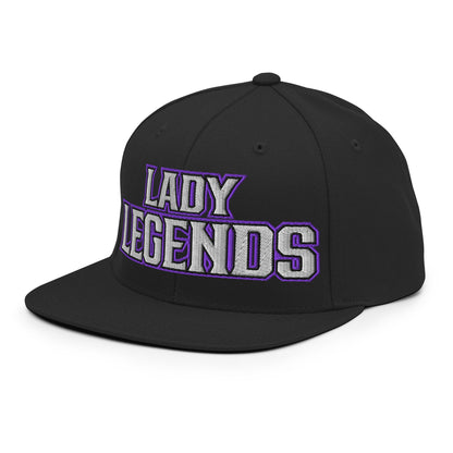 Snapback Hat | Lady Legends Volleyball | Script Logo
