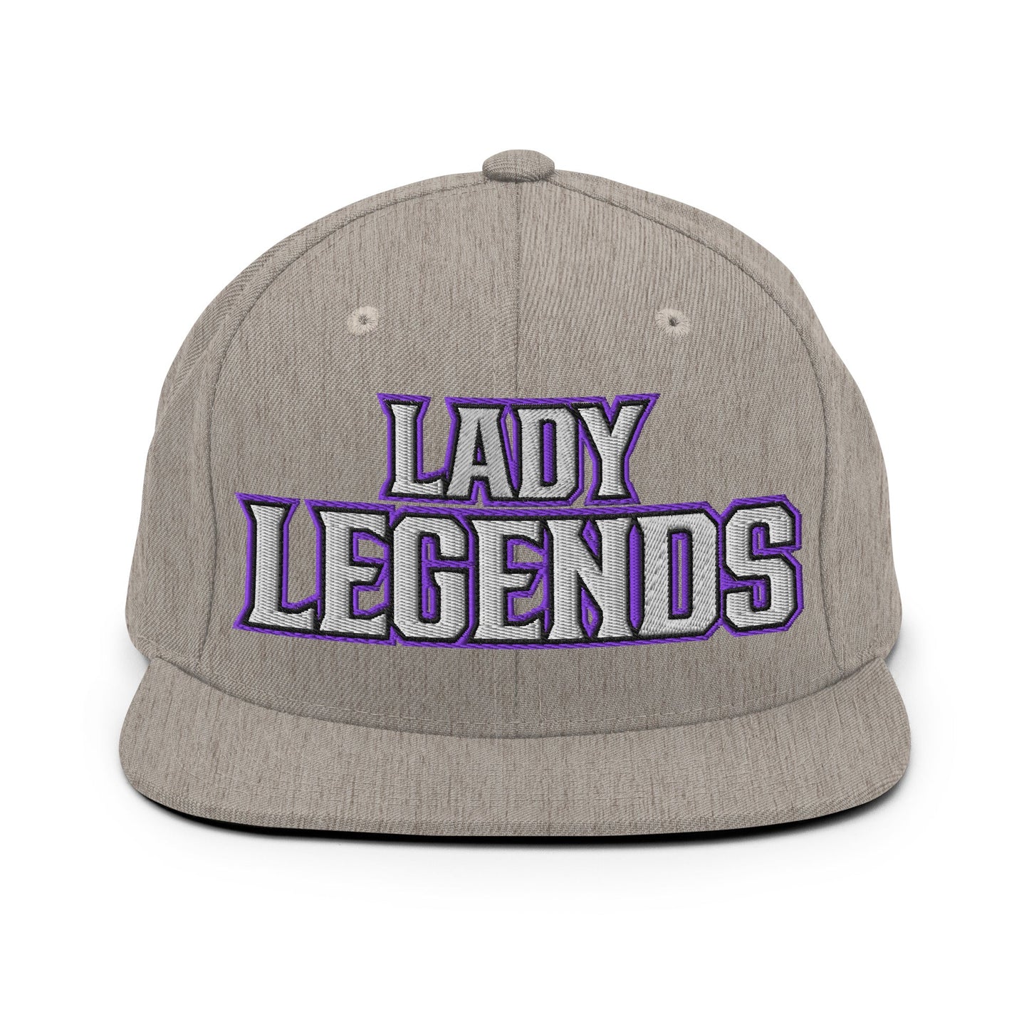 Snapback Hat | Lady Legends Volleyball | Script Logo