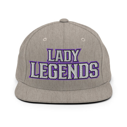 Snapback Hat | Lady Legends Volleyball | Script Logo