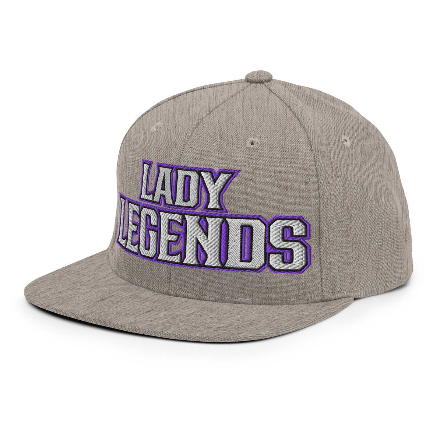 Snapback Hat | Lady Legends Volleyball | Script Logo