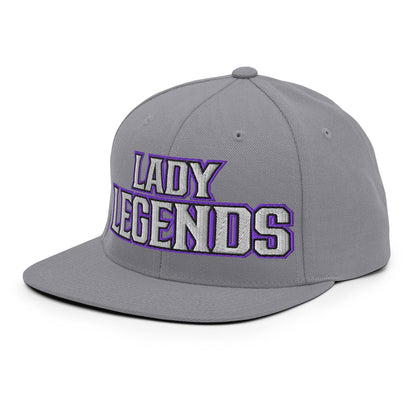 Snapback Hat | Lady Legends Volleyball | Script Logo