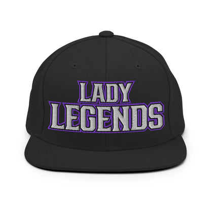 Snapback Hat | Lady Legends Volleyball | Script Logo