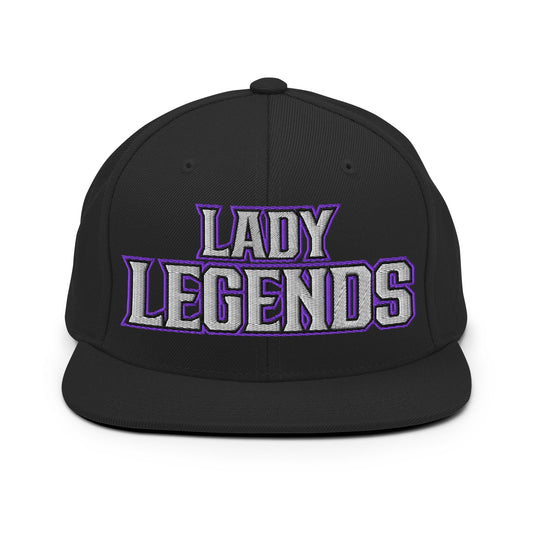 Snapback Hat | Lady Legends Volleyball | Script Logo