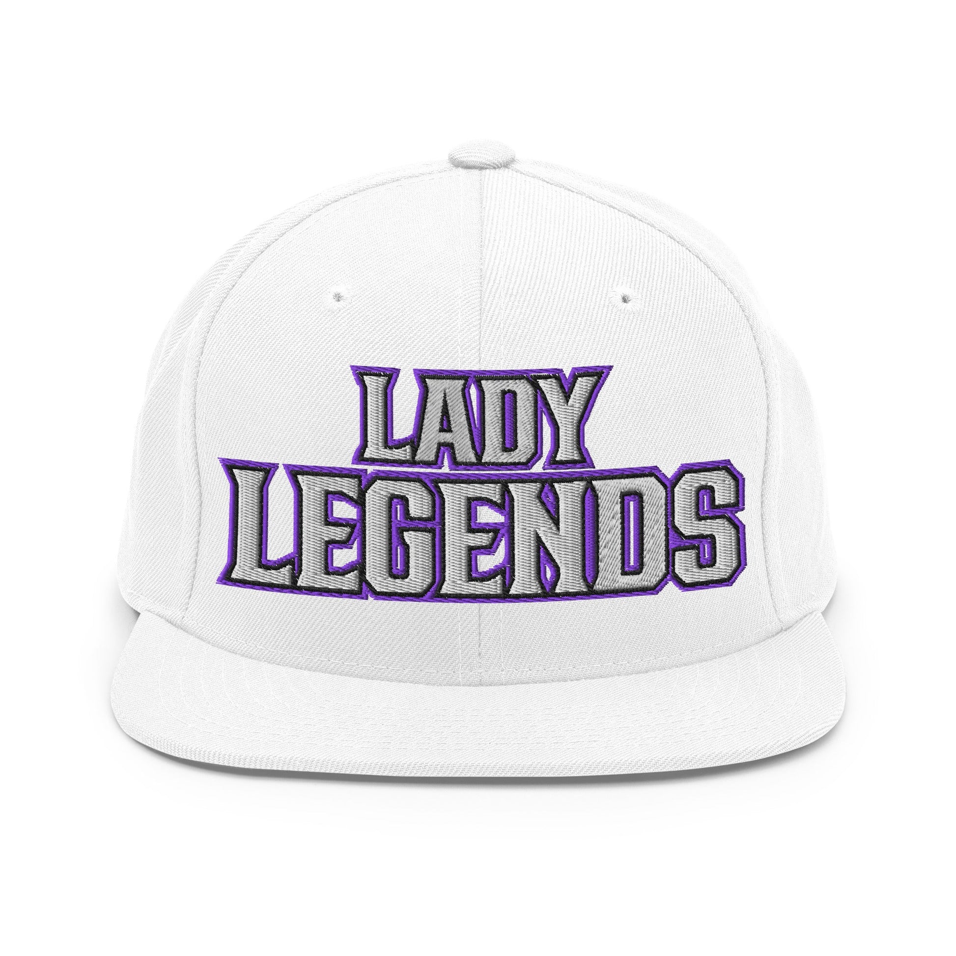 Snapback Hat | Lady Legends Volleyball | Script Logo