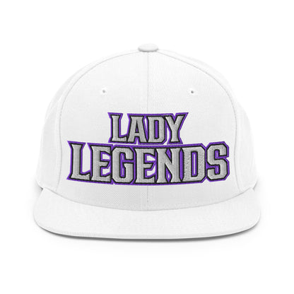 Snapback Hat | Lady Legends Volleyball | Script Logo