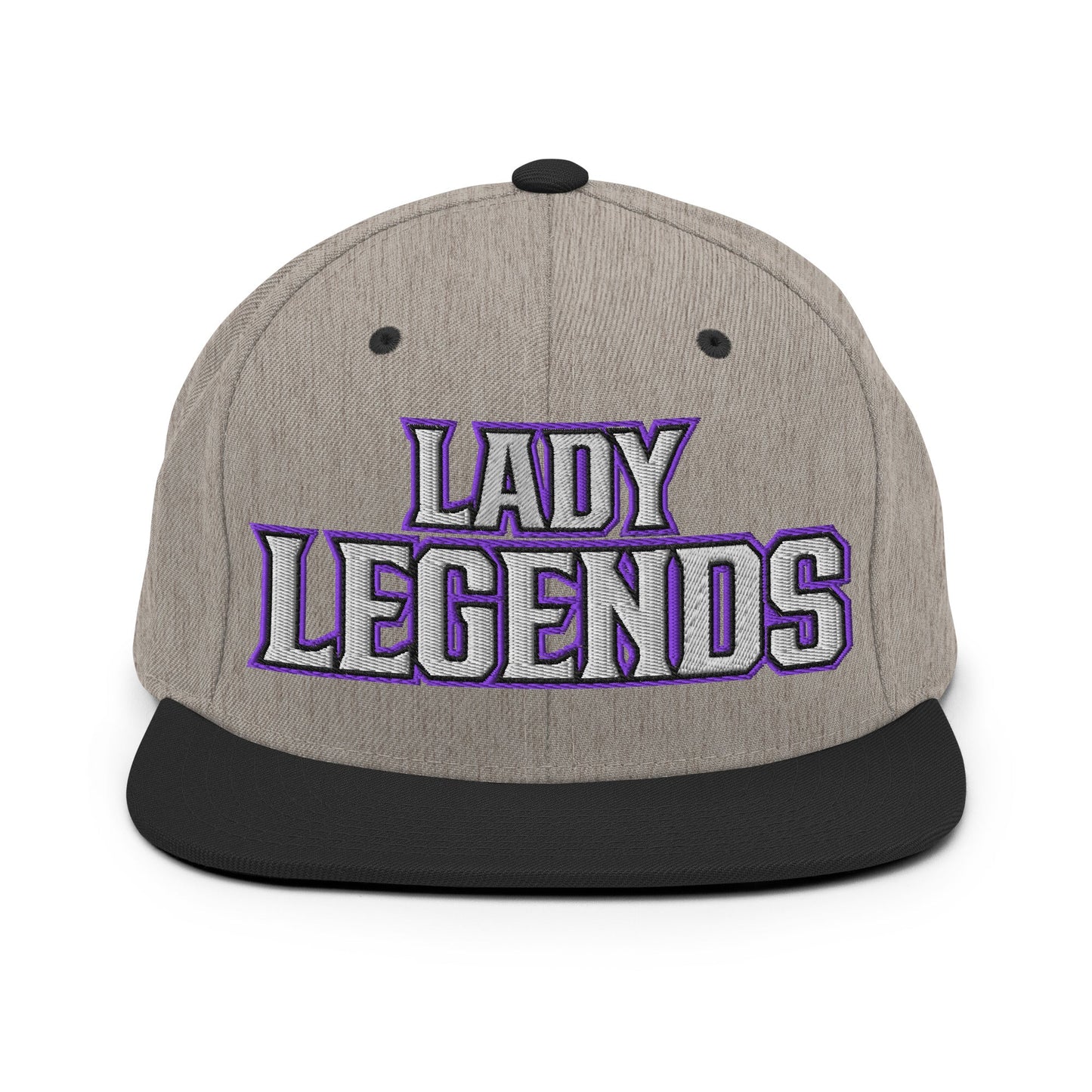 Snapback Hat | Lady Legends Volleyball | Script Logo