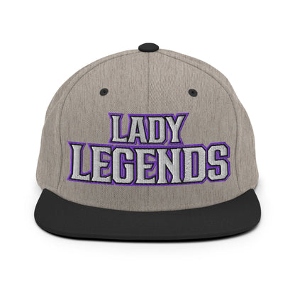 Snapback Hat | Lady Legends Volleyball | Script Logo